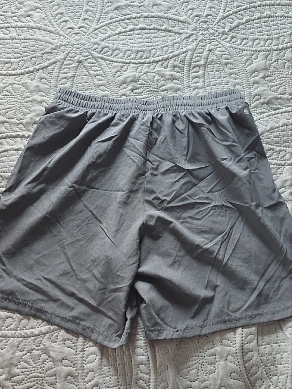 adidas Men’s Charcoal Athletic Shorts with Black Waistband